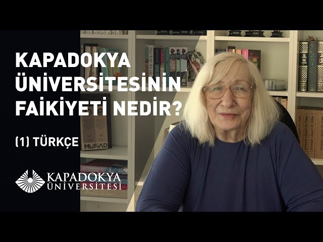 Kapadokya Üniversitesi'nin Faikiyeti Nedir? - Türkçe | Alev Alatlı | Kapadokya Üniversitesi